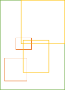 Bounding box with candidates for an identity element.
